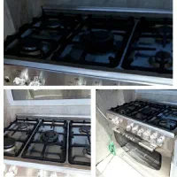 گاز پنج شعله لوفرا تمام استیل ایتالیایی