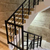 نرده استیل کولین مدل پنج خط