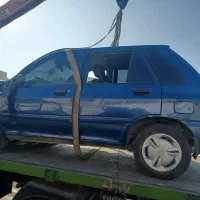 پراید ۱۱۱ مدل ۹۰ تصادفی