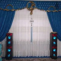 پرده تور با دسته