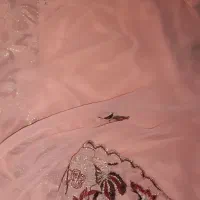 ساری هندی پارچه حریر سوزندوزی شده اصل|لباس|کرمان, |دیوار