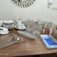 ظرف چینی و بلوری