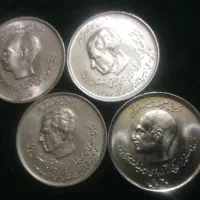 سکه شاهی دوکله پدرو پسر بانکی