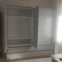 ساخت و اجرای کابینت کمد دیواری دراور همراه با نصب|خدمات پیشه و مهارت|ساوه, |دیوار