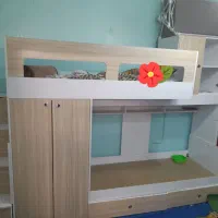 تخت دوطبقه تمیز وجادار|تخت و سرویس خواب|اصفهان, بهاران|دیوار