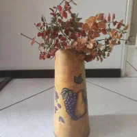 دوعدد گلدان همراه گلها|گل مصنوعی|تهران, خواجه نصیر طوسی|دیوار