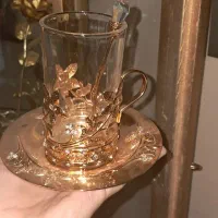 ست لیوان و قندان کریستال