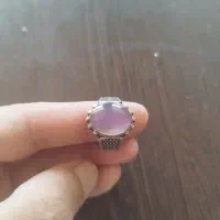 انگشتر نقره با نگین سوسنی