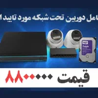 پک کامل دوربین مداربسته IP / نو به قیمت دست دوم