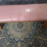 زیر دستی چوبی صورتی