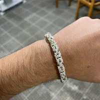 دستبند نقره کرال