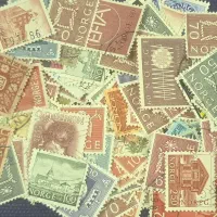 حراج ۱۰۰۰ تمبر خارجی مهرخورده