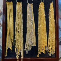 زنجیرهای میرو،طنابی،دیسکو و غیره سبک و سنگین|جواهرات|کاشان, بازار کاشان|دیوار