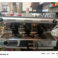 دستگاه اسپرسو صنعتی سه گروپ و آسیاب