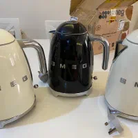 کتری اسمگ Smeg  مشکی و کرم و سفید