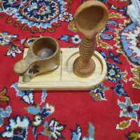 ست چوبی قهوه