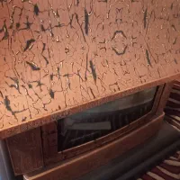 بخاری گازی شومینه بزرگ