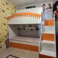 تخت خواب دو طبقه  درحد نو