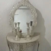 اینه شمعدان روکش نقره