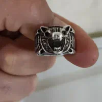 انگشتر نقره گرگ