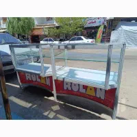 ویترین آلمینیوم 1*2|بوفه، ویترین، کنسول|روانسر, |دیوار