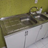 کابینت ۳ متری آماده دست دوم با سینک و شیر|مصالح و تجهیزات ساختمان|مهدی شهر, |دیوار