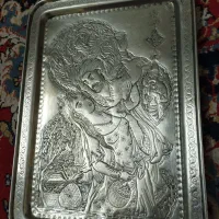 سینی ورشو قلمزنی|کلکسیون اشیاء عتیقه|بروجرد, |دیوار