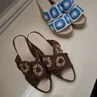 دو جفت دمپایی کار دست سایز ۳۸