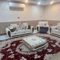 مبل چرم و پارچه ۷ نفره در غرق آباد