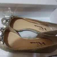 کفش مجلسی کرم رنگ