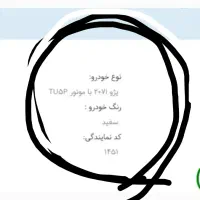 207 با موتور tu5plus مدل 1404 آبان|خودرو سواری و وانت|زنجان, |دیوار