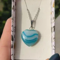 هدیه روز مادر گردنبند سنگ عقیق سلیمانی