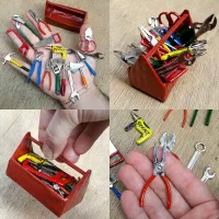 ماکت جعبه ابزار با 15 عدد ابزار کاملا فلزی  زیبا|اسباب‌‌بازی|تهران, امین حضور|دیوار