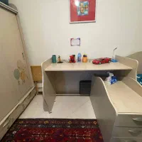 سرویس خواب کامل کودک و نوجوان و میز تحریر|تخت و سرویس خواب|مشهد, هنرستان|دیوار