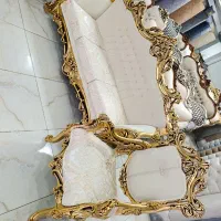 مبل مصری 9نفری تمام چوب راش مبلمان میلاد