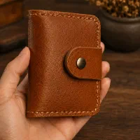جاکارتی جادار چرم بزی دست دوز