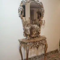 آینه کنسول|بوفه، ویترین، کنسول|تهران, چوب تراش|دیوار