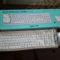 موس کیبورد سایلنت لاجیتک بیسیم سفید