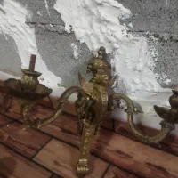 لوستر قدیمی برنجی|لوستر و چراغ آویز|محمدشهر, محمدشهر|دیوار