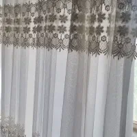 ۶تا پرده حریر چین دار|پرده، رانر، رومیزی|تهران, شهرک امیرالمومنین|دیوار