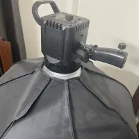 ویدیو لایت و سافت باکس به همراه پایه