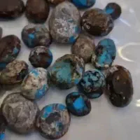 فیروزه های شجر رنگ کاربنی نیشابور طبیعی زیبا|جواهرات|تهران, دروس|دیوار