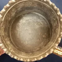 مشربه مسی قدیمی|کلکسیون اشیاء عتیقه|اصفهان, جلفا|دیوار