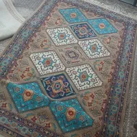 فرش ماشینی در حد نو 2 عدد فرش|فرش|سهند, |دیوار