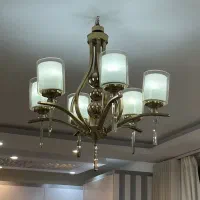 یک عدد لوستر 6 شاخه کاملا نو