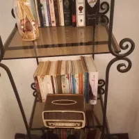 قفسه/ویترین/بوفه/کتابخانه/فلزی فرفورژه|بوفه، ویترین، کنسول|رشت, پل تالشان|دیوار