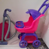 اسباب بازی کالسکه وجاروبرقی