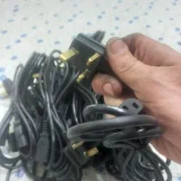 کابل برق سه پین برنجی کامپیوتر ماینر