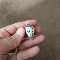 2عدد انگشتر نقره