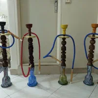 قلیان تنه چوب گردو، منبت 50 سانتی|کلکسیون و سرگرمی|تهران, شارق|دیوار